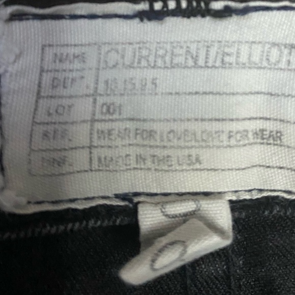 Current/Elliott- Black Stiletto‎ Polka Dot women’s jeans- size 29 - Picture 7 of 8